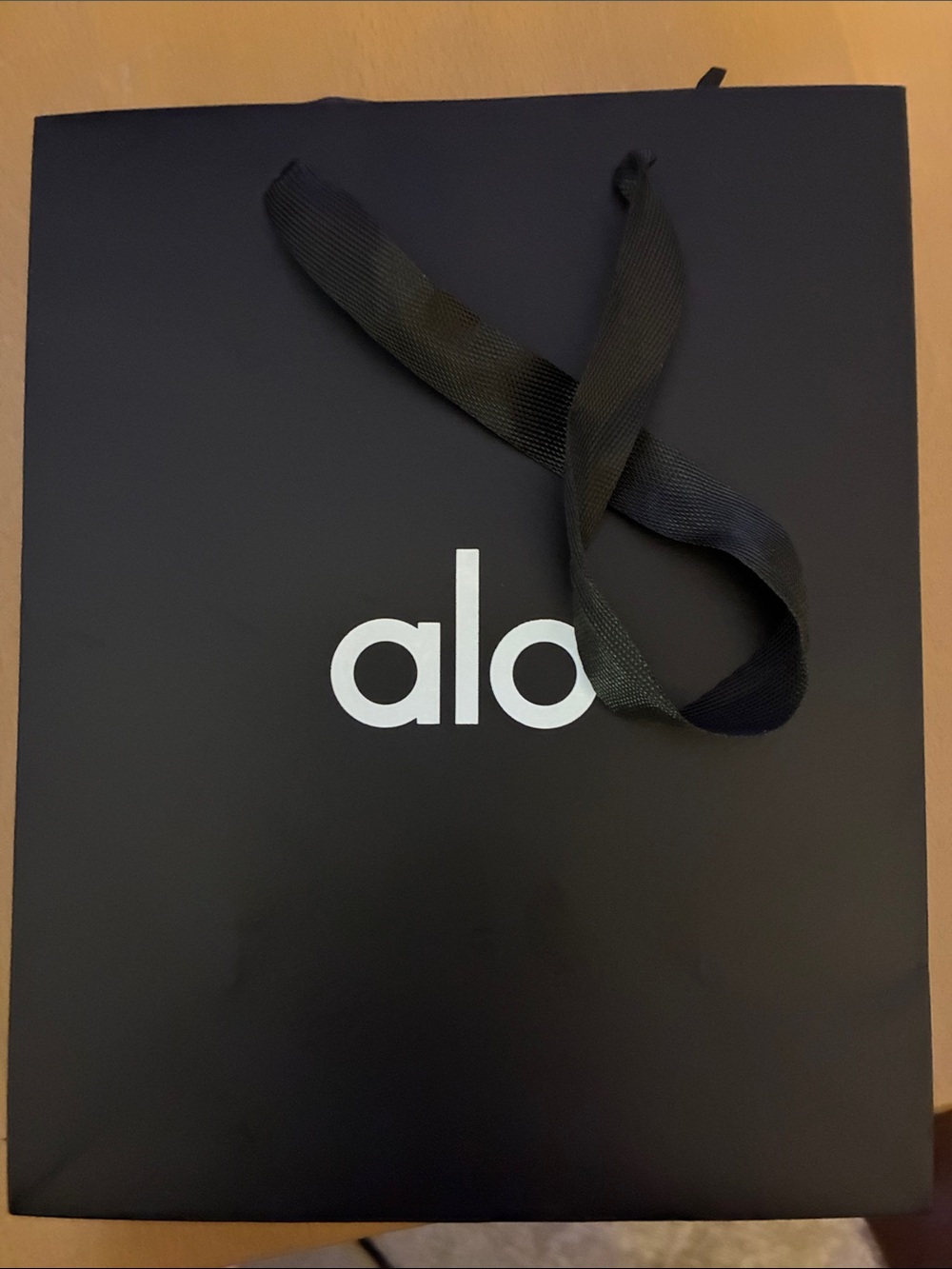 ALO Yoga Black Shopping Gift Bag
